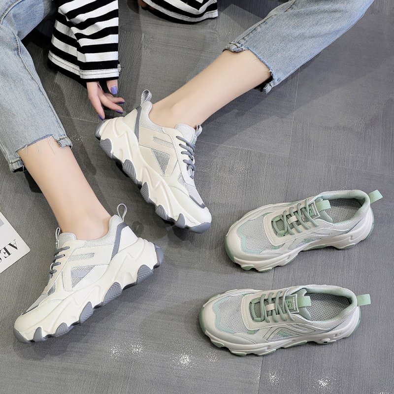 Spring 2021 Fashion New Women's Shoes Trendy Women Summer Breathable Platform Sports Casual Shoes